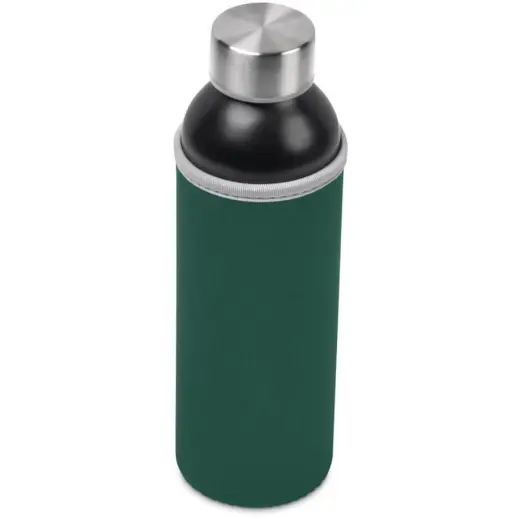 Kooshty Nostro Recycled Aluminium Water Bottle Dark Green Top